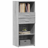 Highboard Grey Sonoma 50x42.5x124 cm Engineered Wood 846178