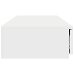 ZNTS Bed Drawers White 120x36,5x16,5 cm Engineered Wood 866939
