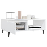 Coffee Table White 90x60x35 cm Engineered Wood 806004