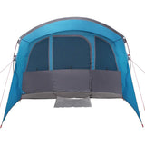 Family Tent with Roof Blue and Grey 576 x 325 x 213 cm 4100683