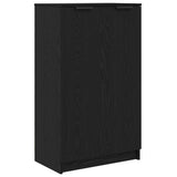 Shoe Cabinet Black Oak 59 x 35 x 100 cm Engineered Wood 862102