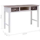 Writing Desk Brown 110x45x76 cm Wood 284154