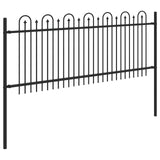 Spike Arch Fence DRONTEN Black 42030091
