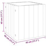 Garden Planter 45x45x45 cm Solid Wood Acacia 366502