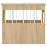 Dog Crate Furniture Sonoma Oak 64.5x80x71 cm Engineered Wood 838332