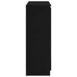Sideboard with Drawers Black Oak 100.5x35x98.5 cm Engineered Wood 3328454