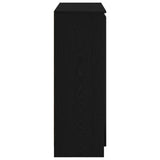 Sideboard with Drawers Black Oak 100.5x35x98.5 cm Engineered Wood 3328454