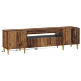 LED TV Cabinet Old Wood Engineered Wood 897133