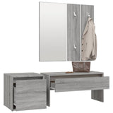 Hallway Furniture Set Grey Sonoma Engineered Wood 3120195
