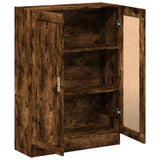 Book Cabinet Smoked Oak 82.5x30.5x115 cm Engineered Wood 833786