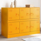 Sideboard Mustard Yellow 99x39x73 cm Steel 841796