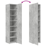 Highboard Concrete Grey 40x42.5x185 cm Engineered Wood 3281402