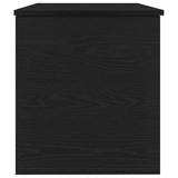 Storage Box Black oak 100 x 42 x 46 cm Engineered Wood 862293