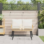Garden Dining Set 2 pcs Natural Poly Rattan 3328647