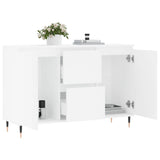 ZNTS Sideboard White 104x35x70 cm Engineered Wood 827196