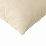 Sofa Pillows 2 pcs Cream 200 x 40 cm Fabric 42013875