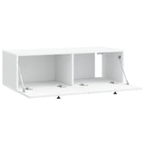 Wall-Mounted TV Cabinet White 99 x 41 x 30 cm Engineered Wood 898185