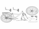 Kids Bike 14 Inches for 3-5 Years Old Green 42009502