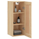 Wall Mounted Cabinet Sonoma Oak 34.5x34x90 cm Engineered Wood 835021