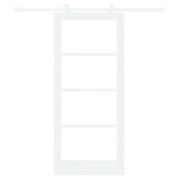 Sliding Door Manual ORKDAL White 86 x 198.5 cm Wood and metal 3332060
