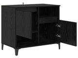 Sideboard Black Oak 60 x 35 x 70 cm Engineered Wood 881262