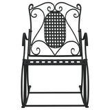 Rocking Bench 84 cm Black Steel 318830