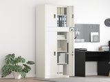 Storage Cabinet 2 pcs 60 x 40 x 210 cm Steel Lockable 3438764