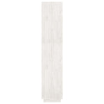 Book Cabinet/Room Divider White 80x35x167 cm Solid Pinewood 810895