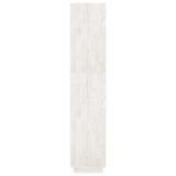 Book Cabinet/Room Divider White 80x35x167 cm Solid Pinewood 810895