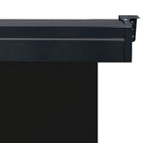 Balcony Side Awning 105x250 cm Black 48412