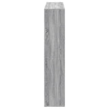 Book Cabinet Grey Sonoma 137.5x29x137.5 cm Engineered Wood 3310294