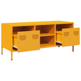 TV Cabinet Mustard Yellow 101.5x39x43.5 cm Cold-rolled Steel 851301