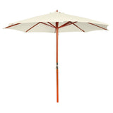 Garden Parasol 300x258 cm Sand White 40437