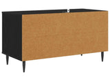 TV Cabinet AACHEN 69 x 33 x 50.5 cm Black Oak Engineered Wood 8007026