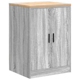 ZNTS Garage Cabinets 2 pcs Grey Sonoma Engineered Wood 3328310