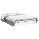Bed Frame without Mattress White 140x200 cm Engineered Wood 842021