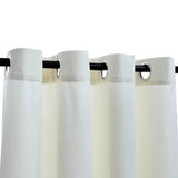 Blackout Curtains with Rings 2 pcs Velvet Cream 140x225 cm 134513