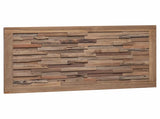 Bed Headboard Natural Solid Teak Wood 42024547