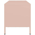 ZNTS TV Cabinet Pink 101.5x39x43.5 cm Cold-rolled Steel 851323
