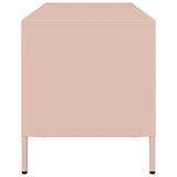 ZNTS TV Cabinet Pink 101.5x39x43.5 cm Cold-rolled Steel 851323