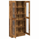 Highboard Old Wood 82.5x30.5x185 cm Engineered Wood 3318720