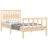 Bed Frame without Mattress 100x200 cm Solid Wood Pine 3192416