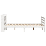 Bed Frame with Headboard without Mattress White 140x200 cm 3306646