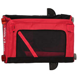 Pet Bike Trailer Red and Black Oxford Fabric and Iron 93936