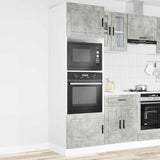 Oven Cabinets 2 pcs Porto Concrete Grey Engineered Wood 3315055