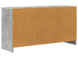 Sideboard with Drawer Concrete Grey 88.5 x 27.5 x 63.5 cm 8000511