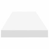 Floating Wall Shelves 4 pcs White 90x23.5x3.8 cm MDF 323819