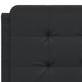 Bed Frame without Mattress "Zadar" Black 120x200 cm Faux Leather 3208170
