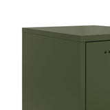 Highboard Olive Green 36x39x107 cm Steel 846534