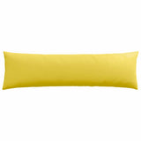 Sofa Pillows 2 pcs Light Yellow 145 x 40 cm Fabric 42013834